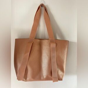 Saks Fifth Avenue Black Label Tan Tote